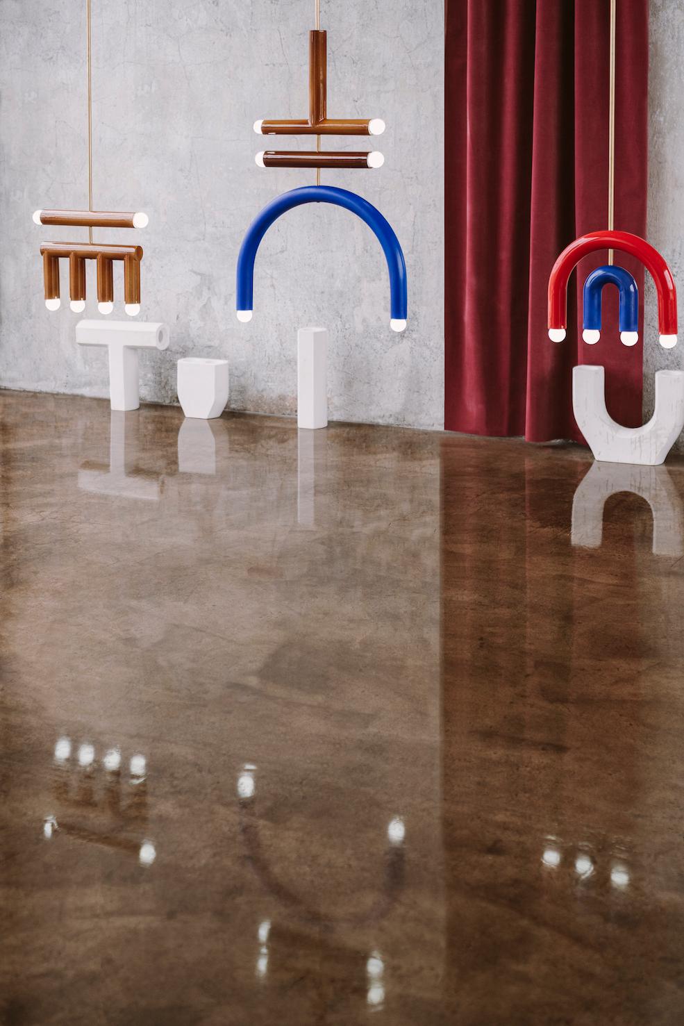 Organique Lampe suspendue TRN F2 de Pani Jurek, verte en vente