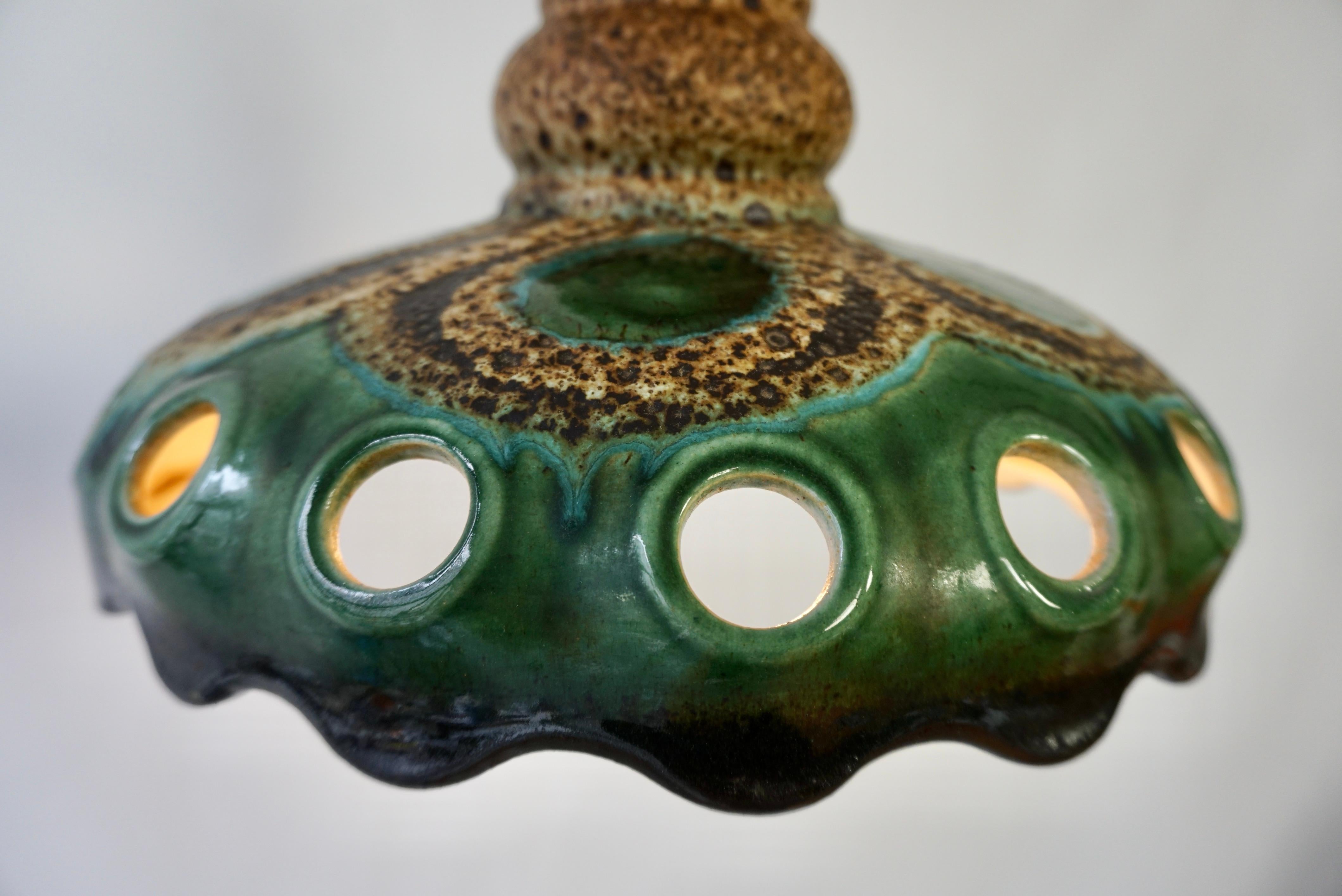 Ceramic Pendant Light In Good Condition For Sale In Antwerp, BE