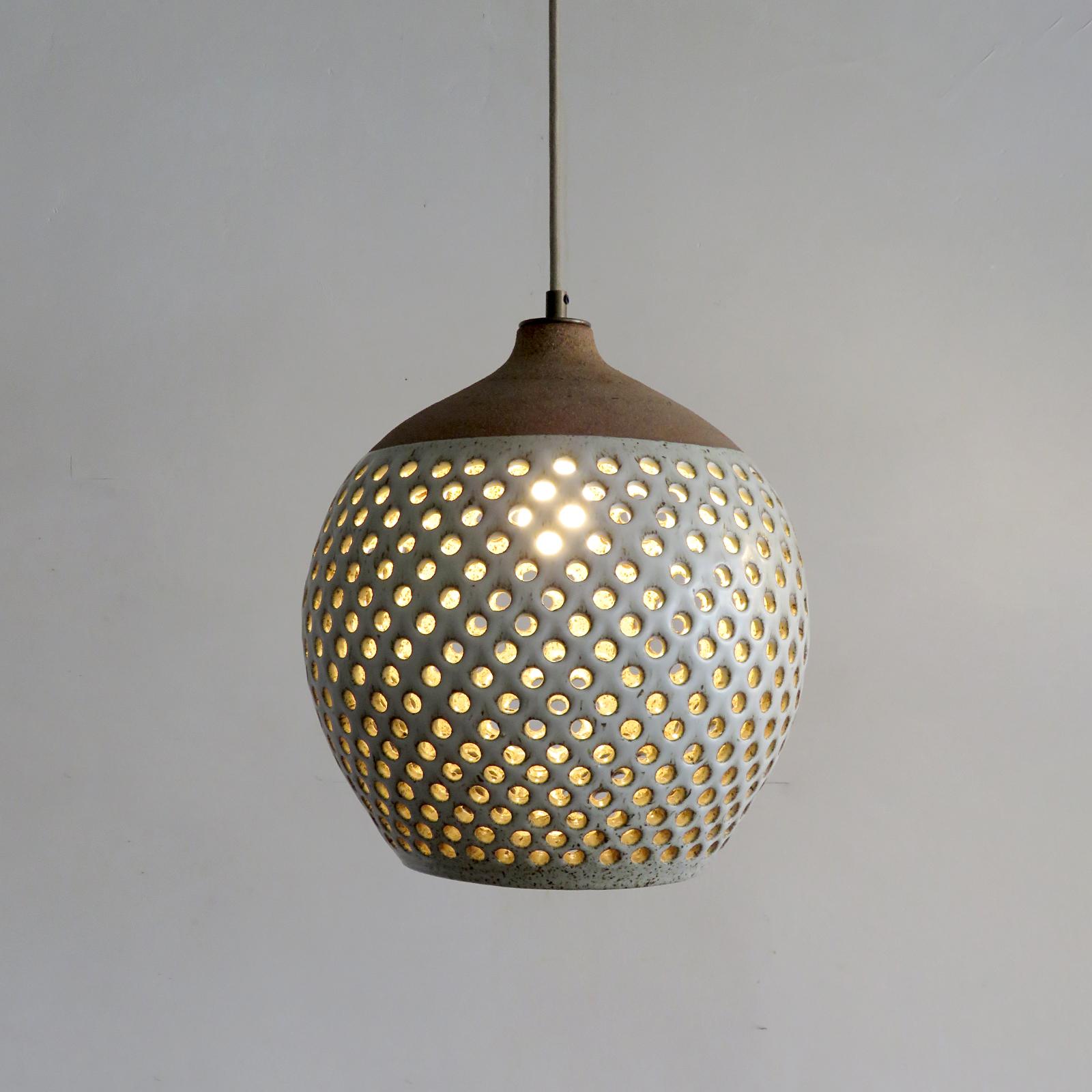 Ceramic Pendant Light No. L51 by Heather Levine In New Condition For Sale In Los Angeles, CA