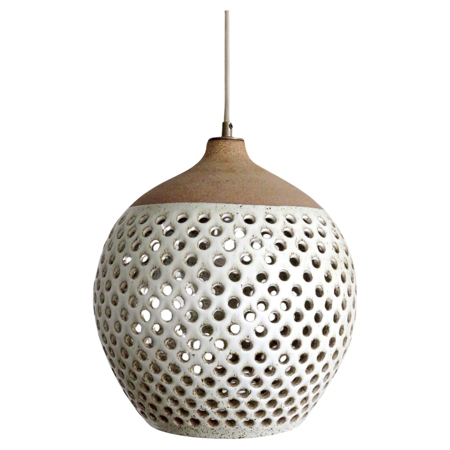 Lampada a sospensione in ceramica n. L51 di Heather Levine