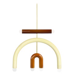 Ceramic Pendant Light TRN model F3 by Pani Jurek