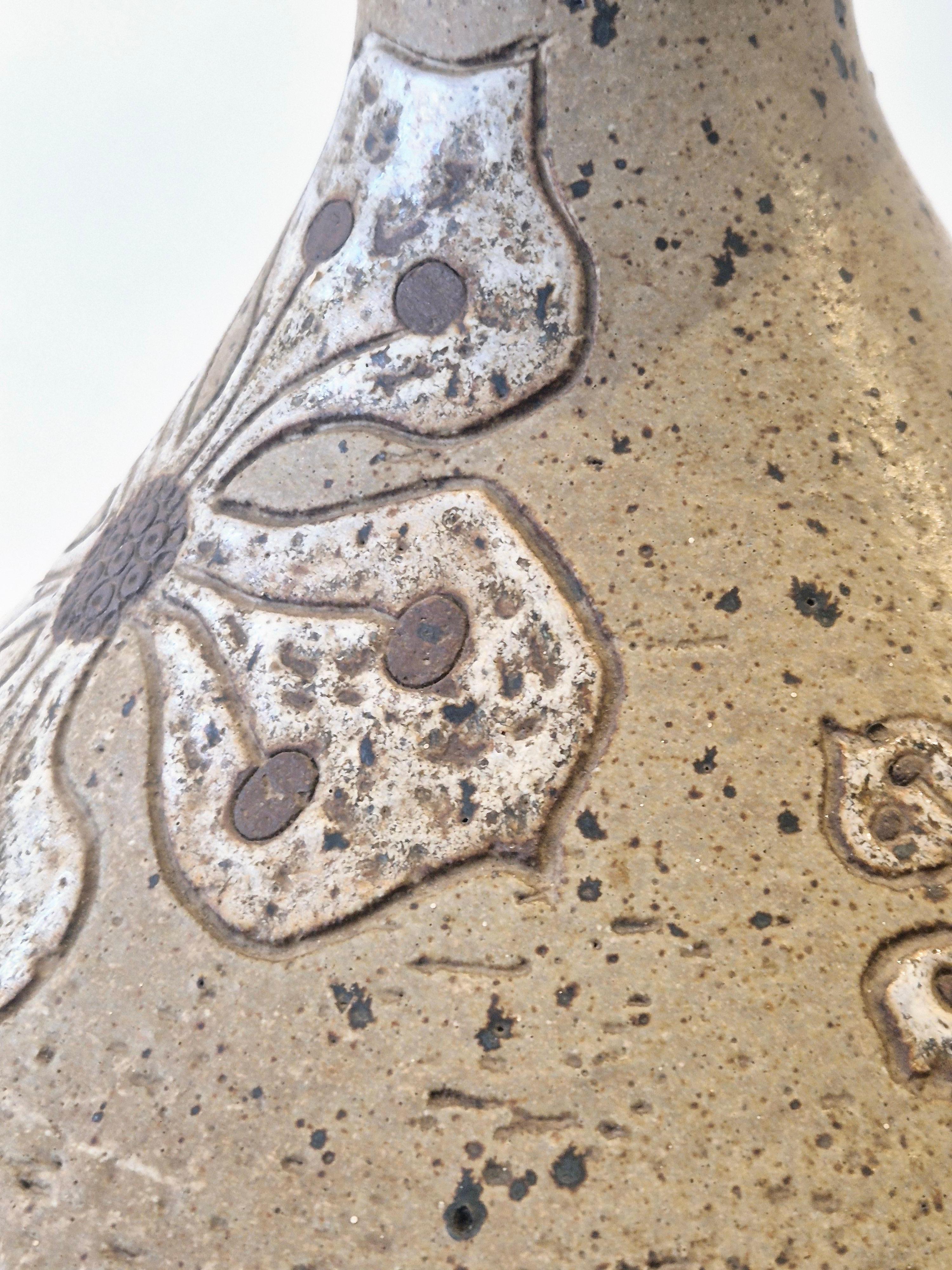 Stoneware Ceramic pendant, Mette Lokke Stiil, Danish / Scandinavian Midcentury For Sale