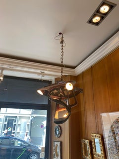 Ceramic pending light attributed to Salvatore Meli, Italy, 1950s