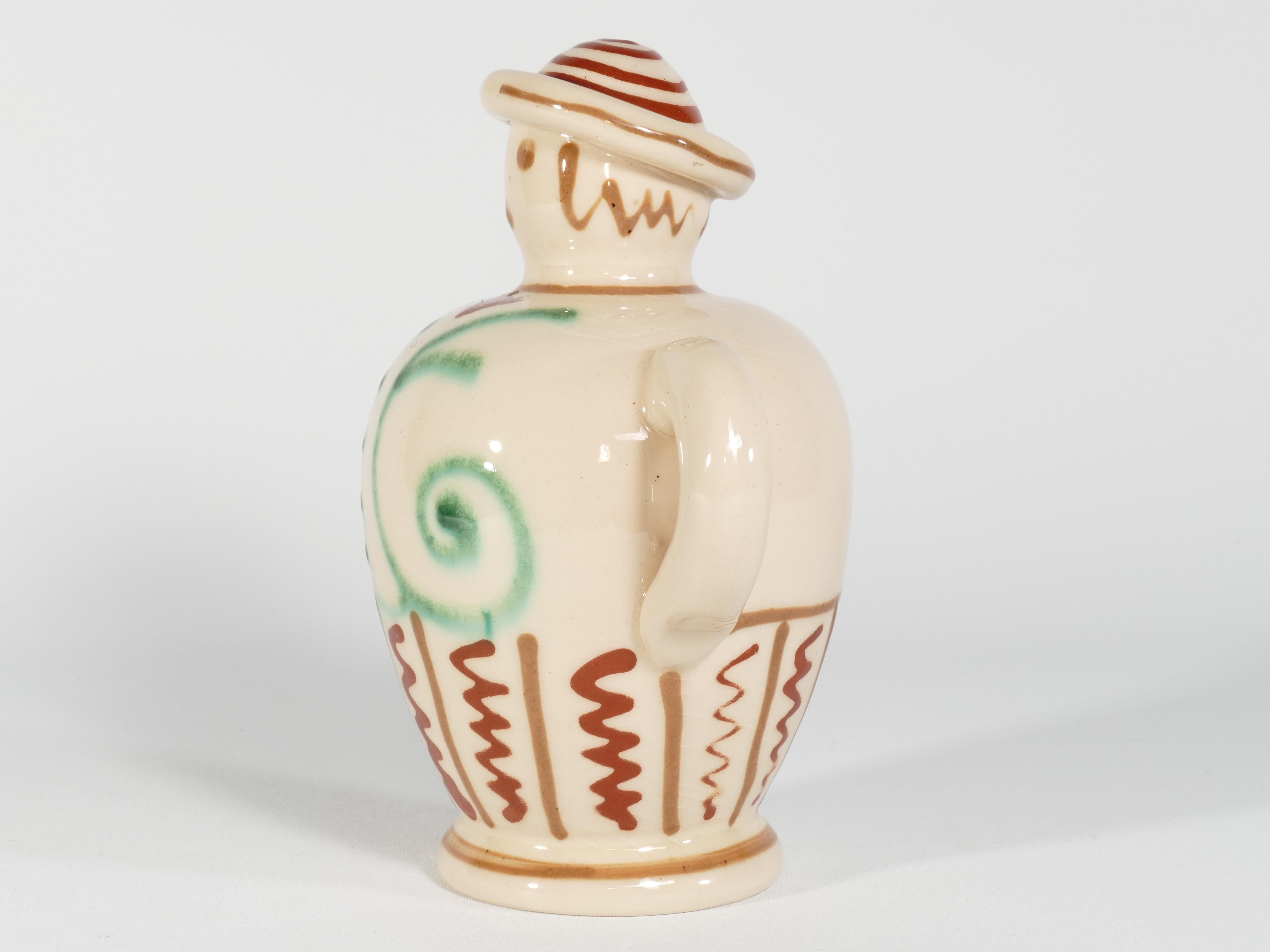 Ceramic Piggy Bank by Eva Jancke Björk, Bo Fajans, 1940s For Sale 4