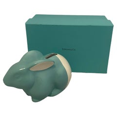 Used Ceramic Piggy Bank from Tiffany & Co.