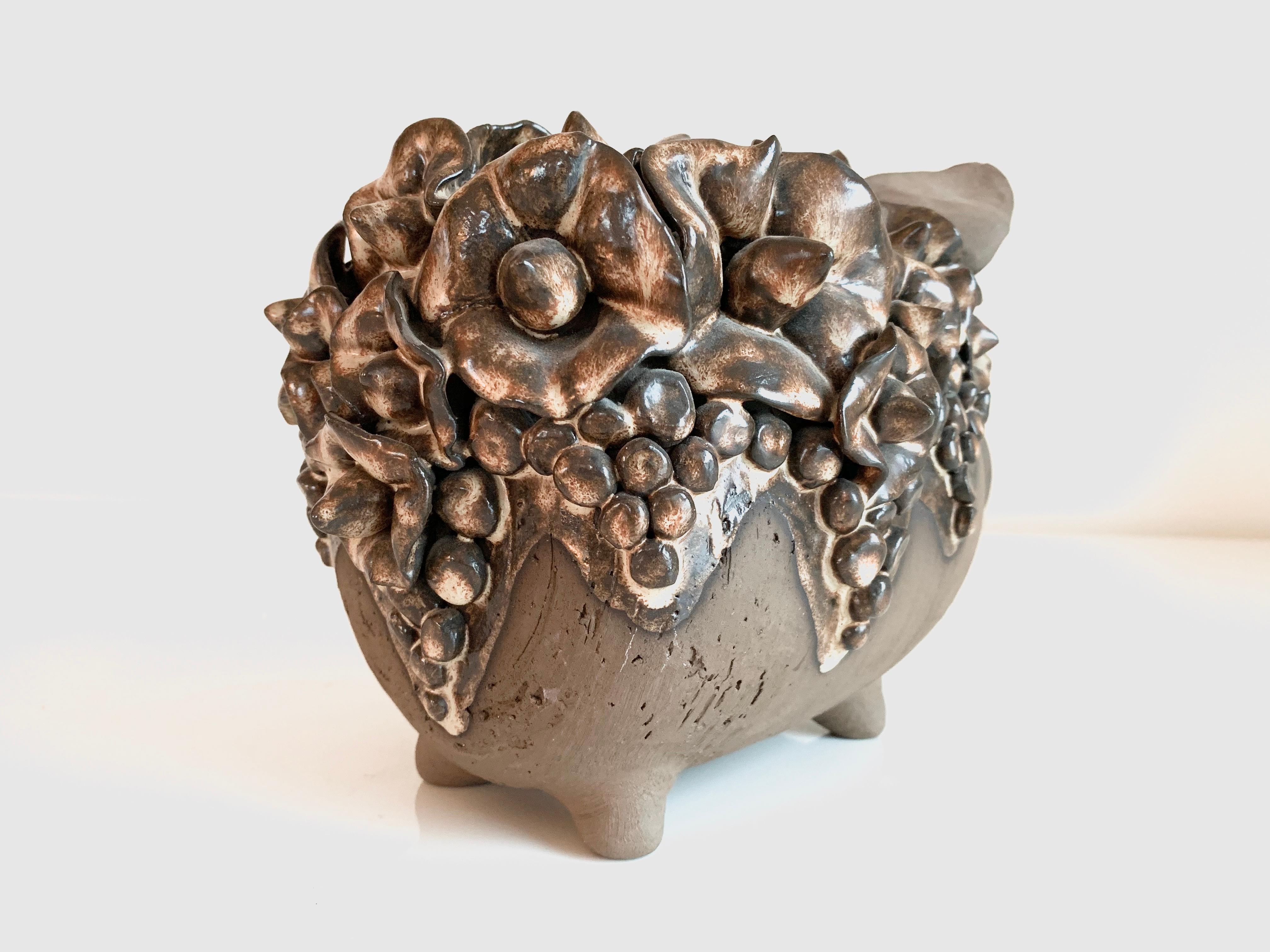 Ceramic Piggy by Flemming Ross Thurø Denmark, 1970s 1
