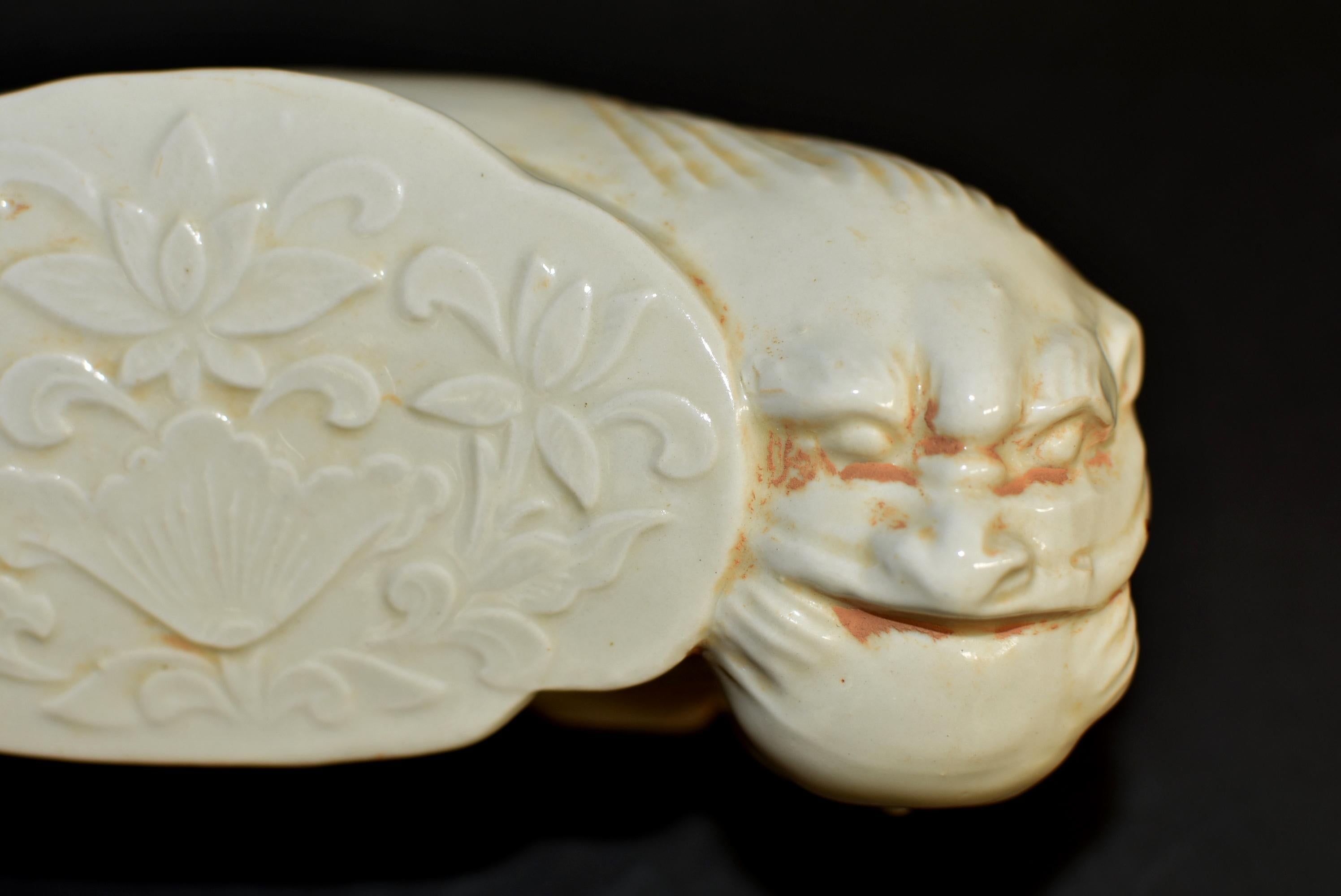 Ceramic Pillow Chinese Ding Ware Song Dynasty Style For Sale 3