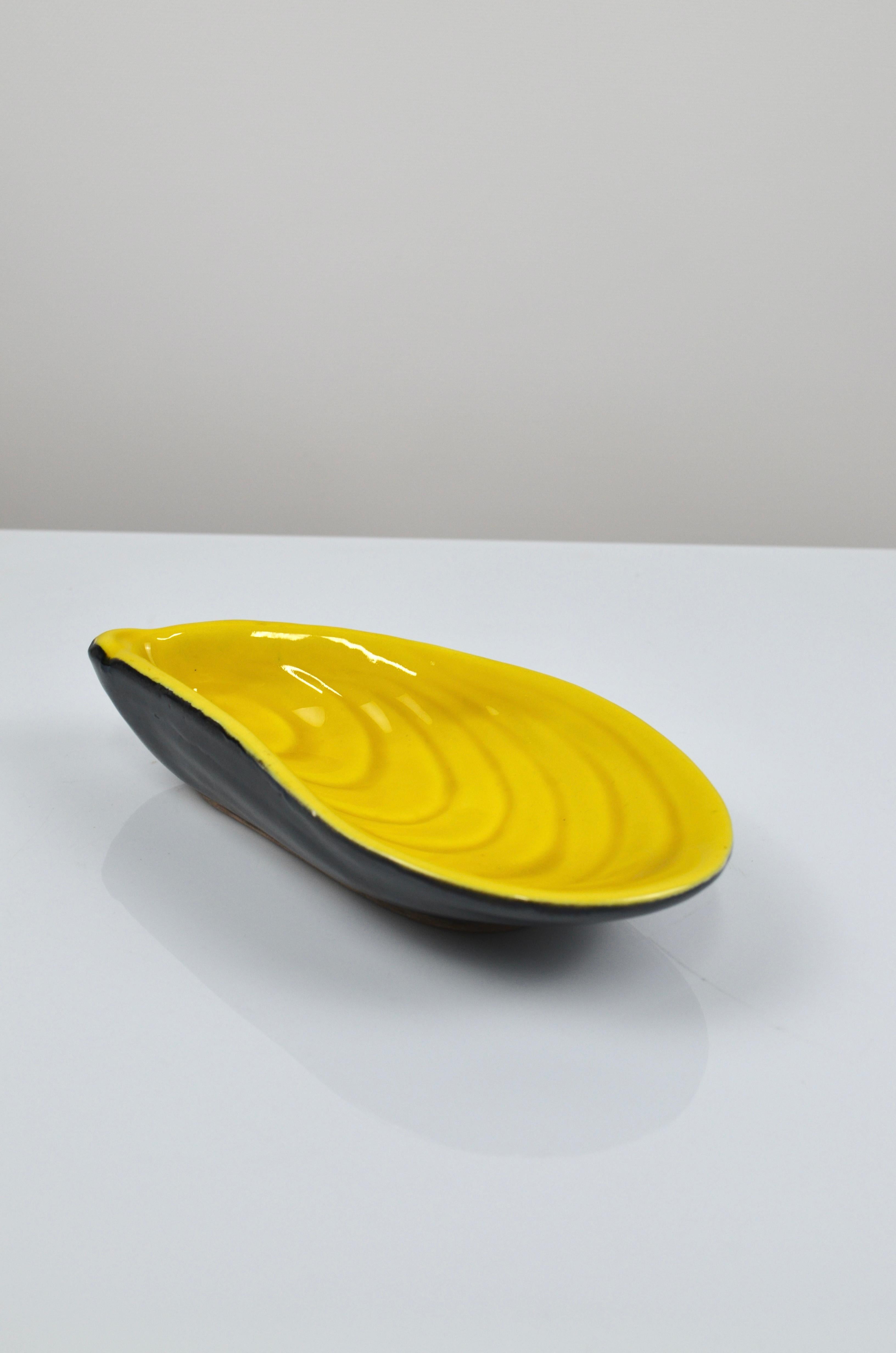 French Ceramic pin tray by Albert FERLAY, Vallauris, France, 50's For Sale