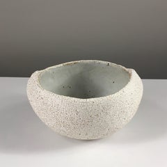 Ceramic Bowl with Inner Light Grey Glaze by Yumiko Kuga