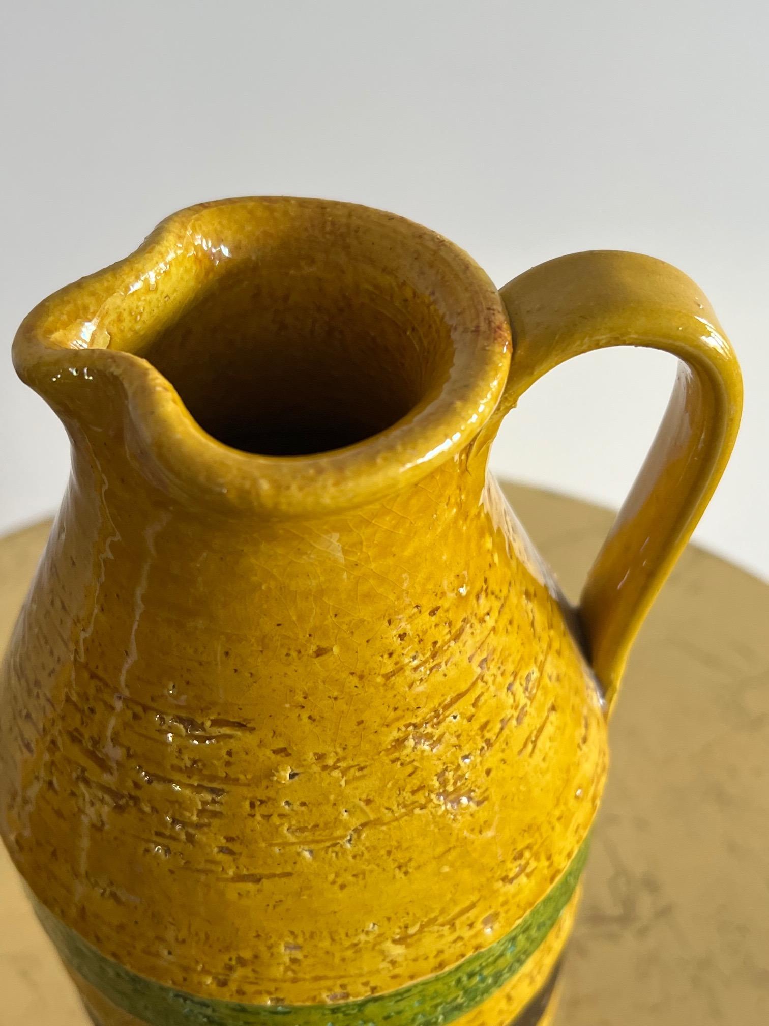 Ceramic Pitcher by Bitossi For Sale 2