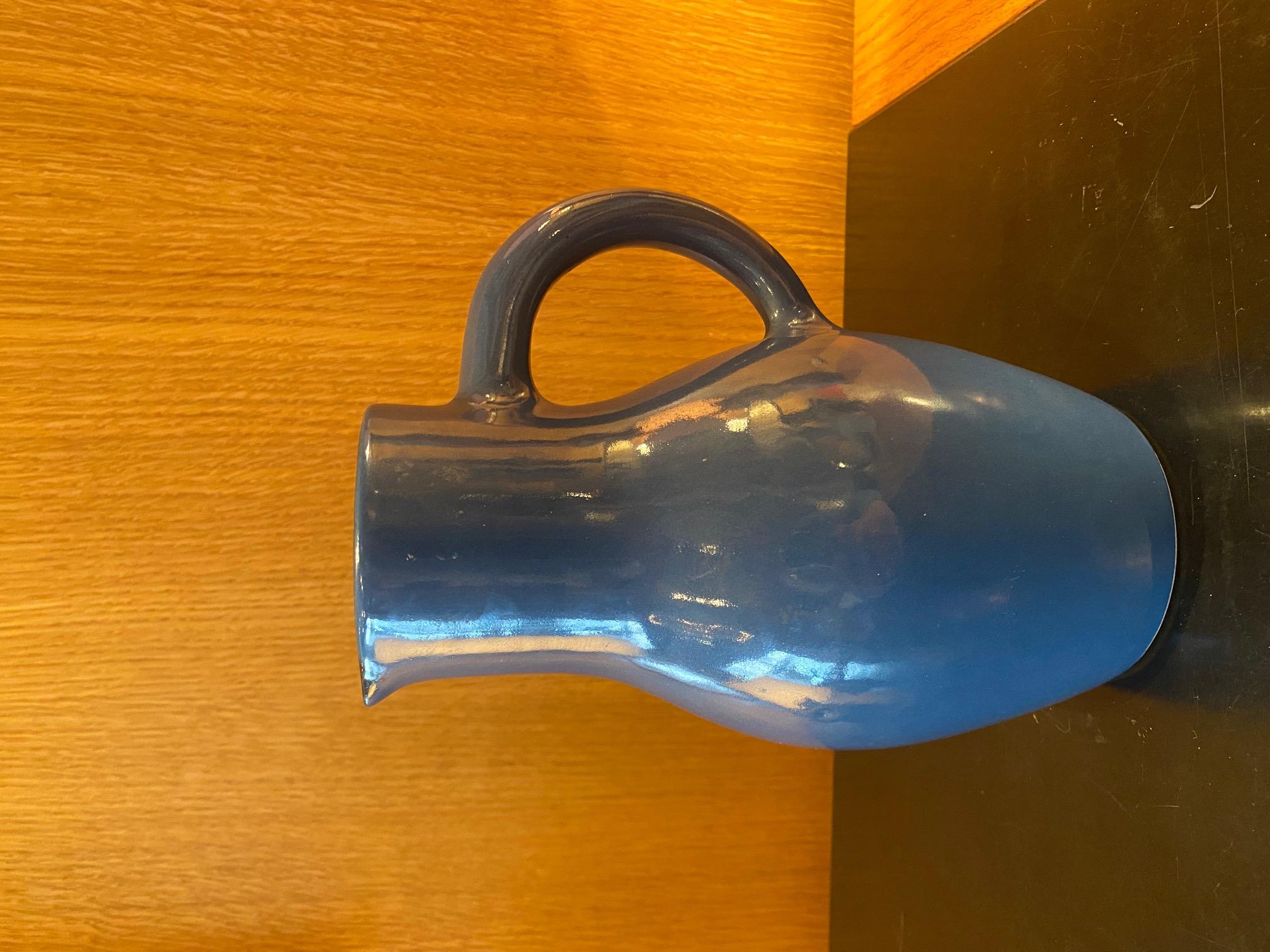 Ceramic Pitcher by Georges Jouve, France, 1950s In Good Condition For Sale In Paris, FR