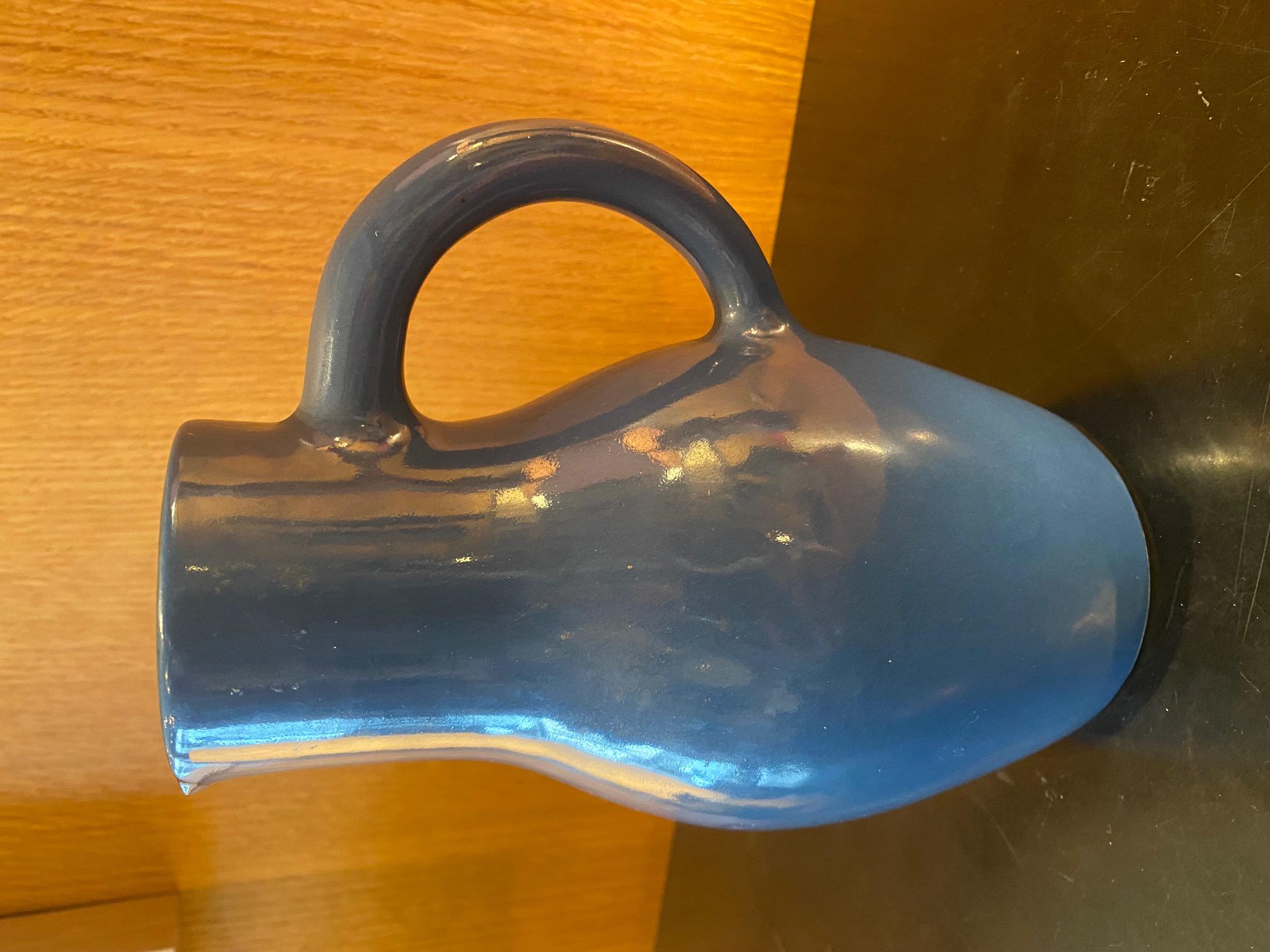 Mid-20th Century Ceramic Pitcher by Georges Jouve, France, 1950s For Sale