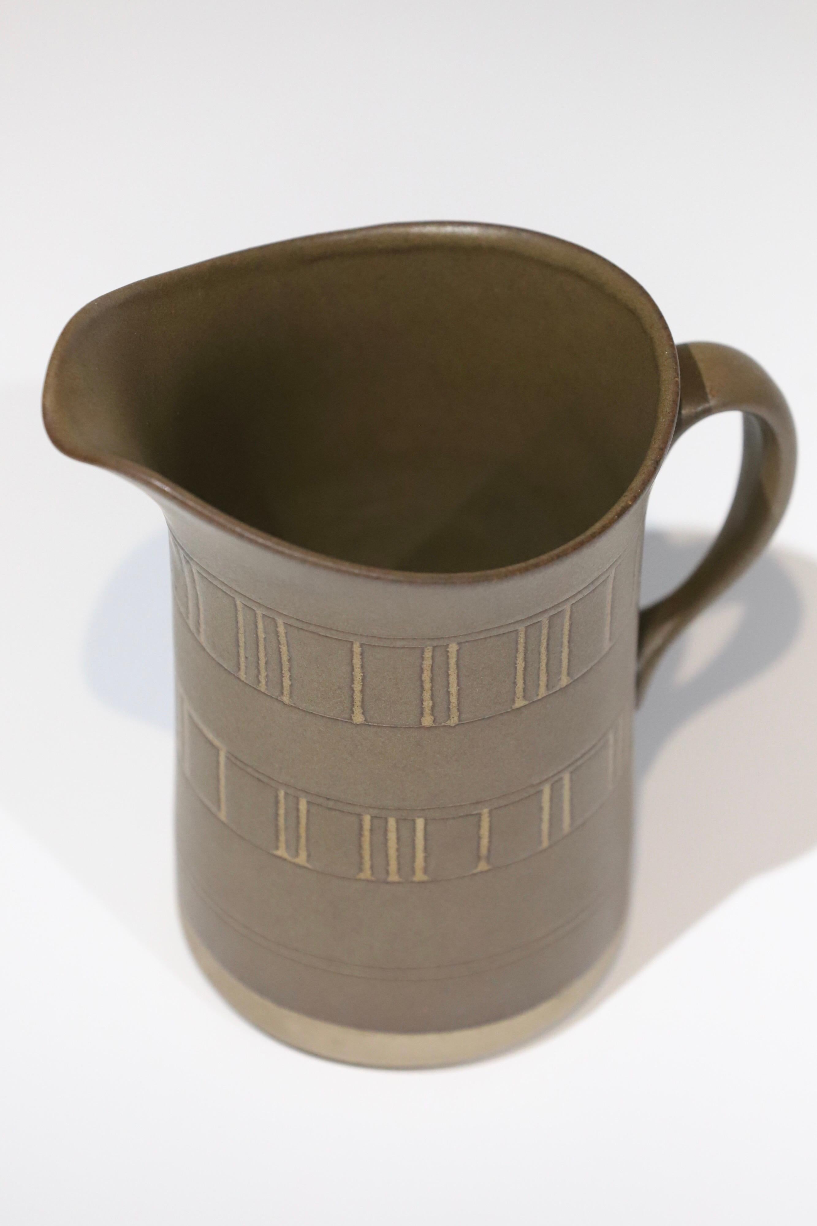 Mid-Century Modern Ceramic Pitcher by Gordon and Jane Martz