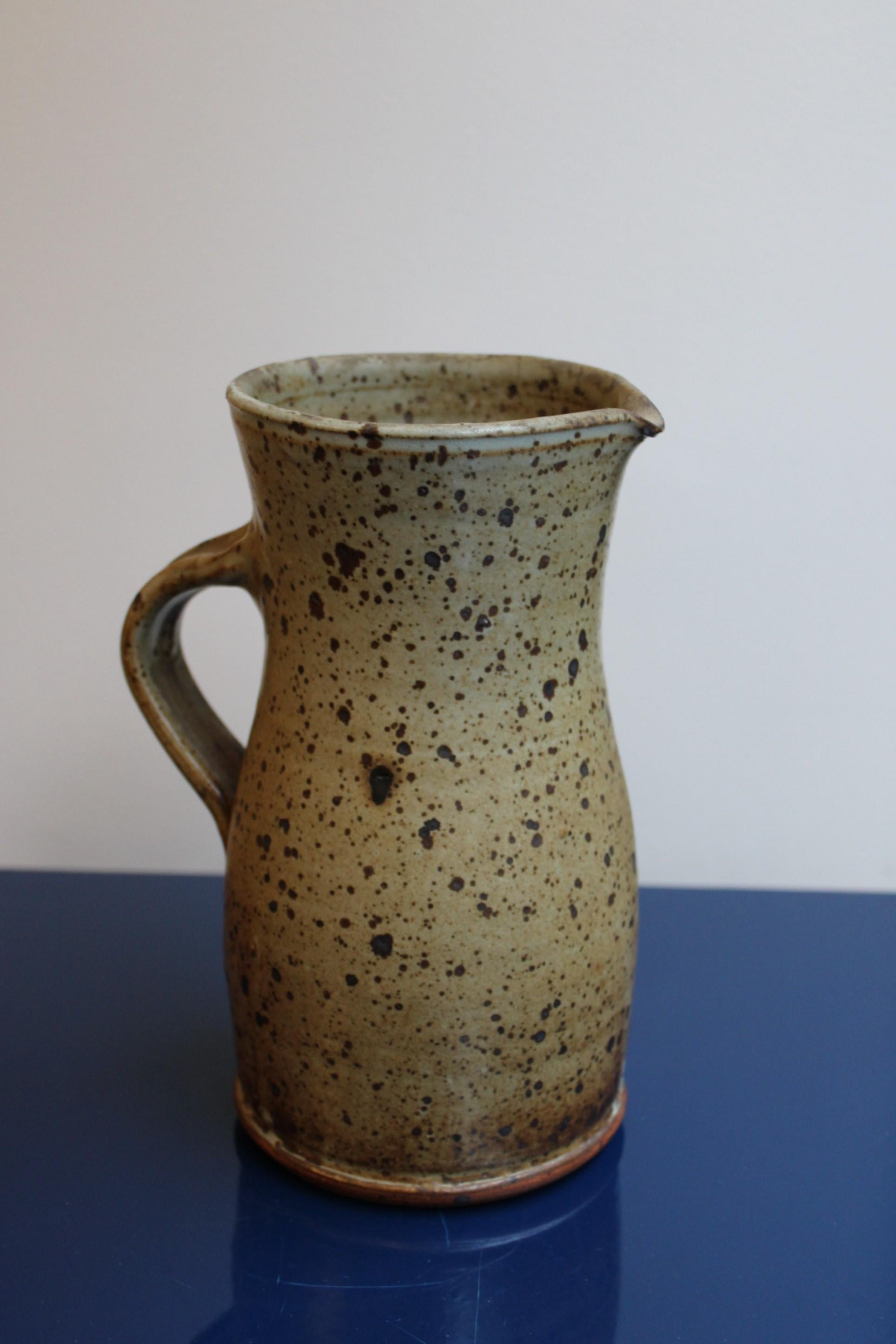 20th Century Ceramic Pitcher by Gustave Tiffoche For Sale
