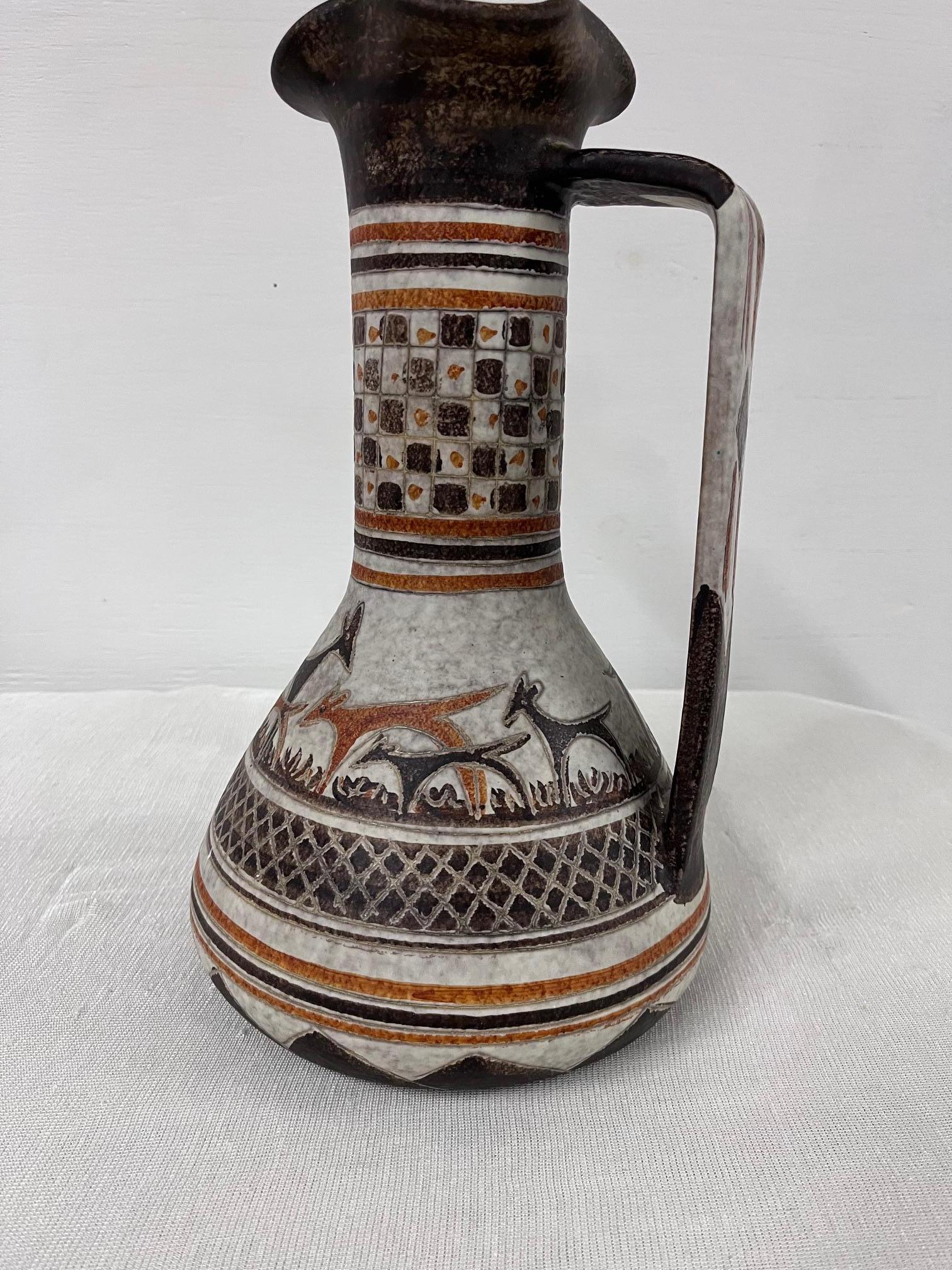 Ceramic Pitcher by Italica ARS In Good Condition For Sale In Red Lion, PA