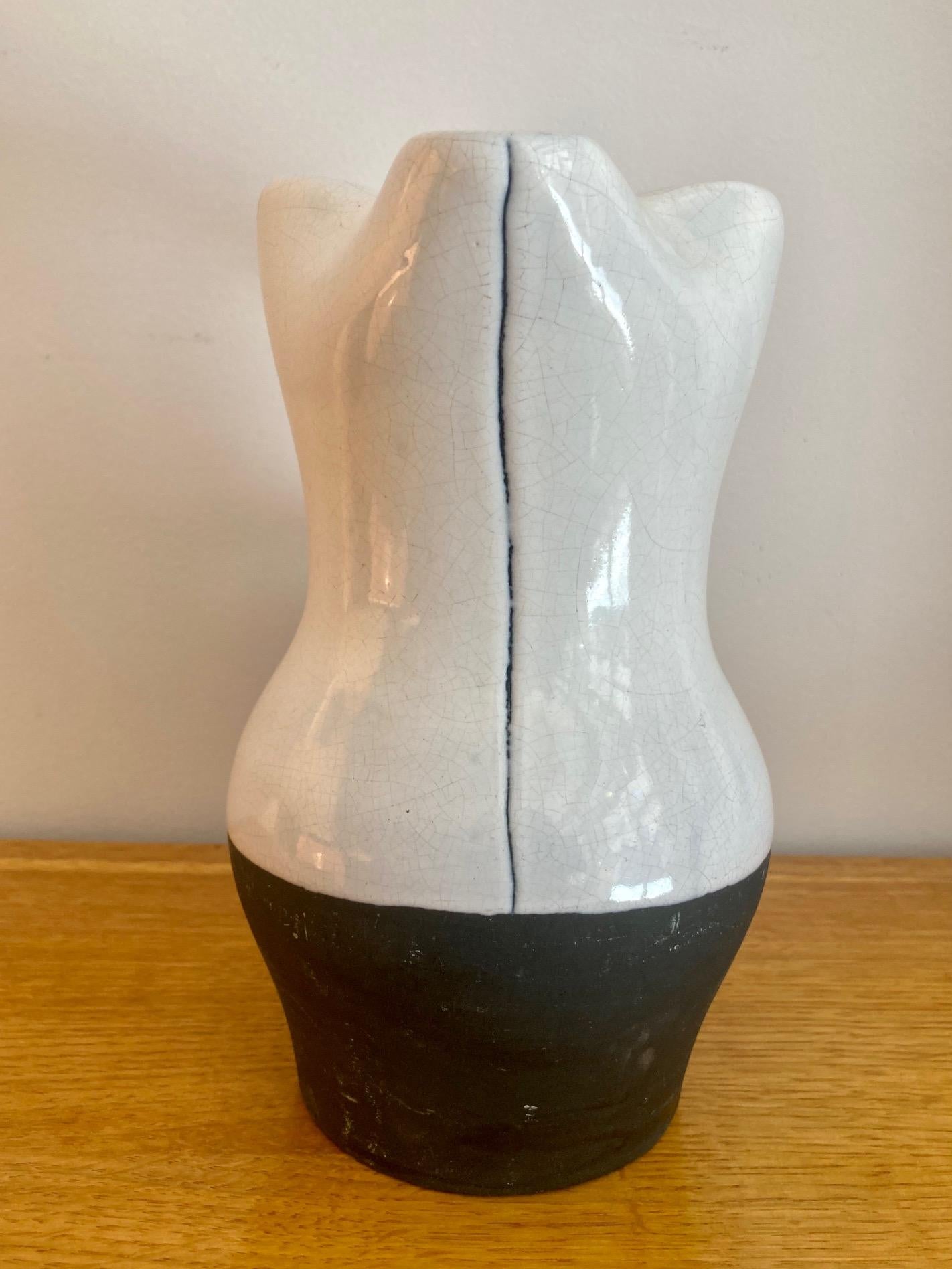 Mid-Century Modern Ceramic Pitcher by Jacques Innocenti '1926-1958' For Sale