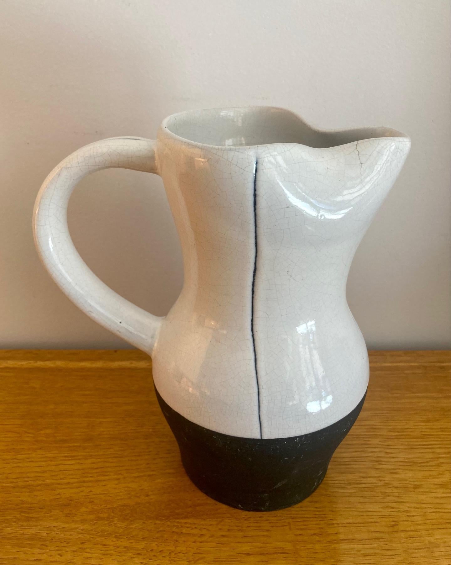 French Ceramic Pitcher by Jacques Innocenti '1926-1958' For Sale