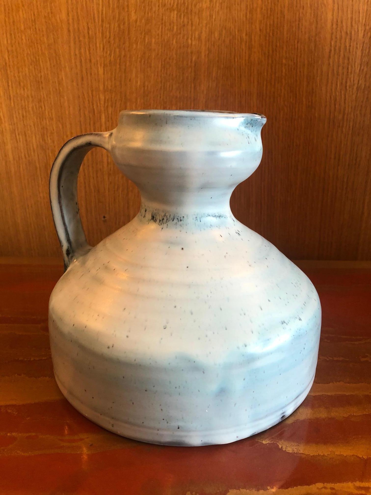 Ceramic pitcher by Jacques Pouchain, France, 1960s
Enamaled ceramic, signed 