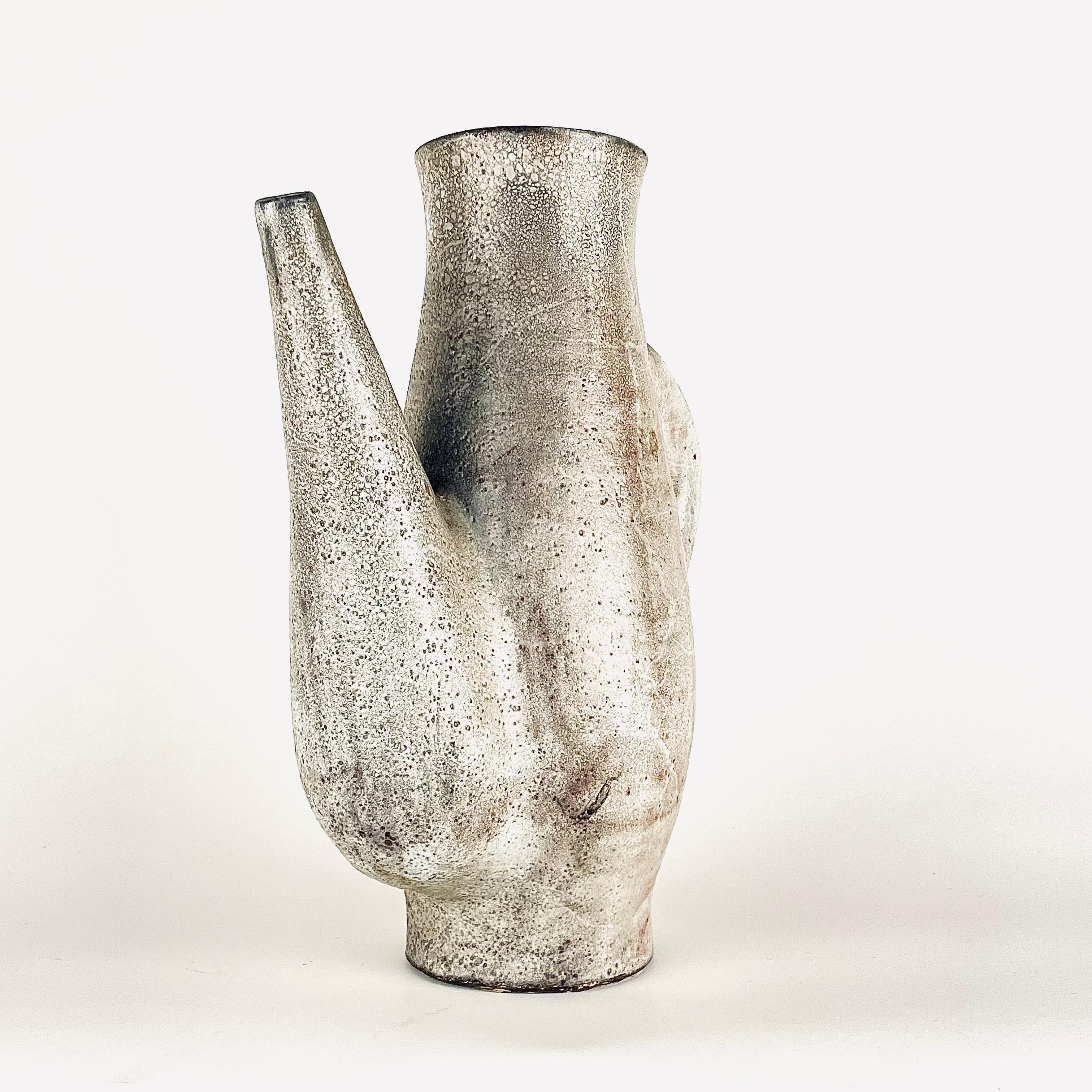 French Ceramic pitcher by Jean Derval, Vallauris, circa 1960