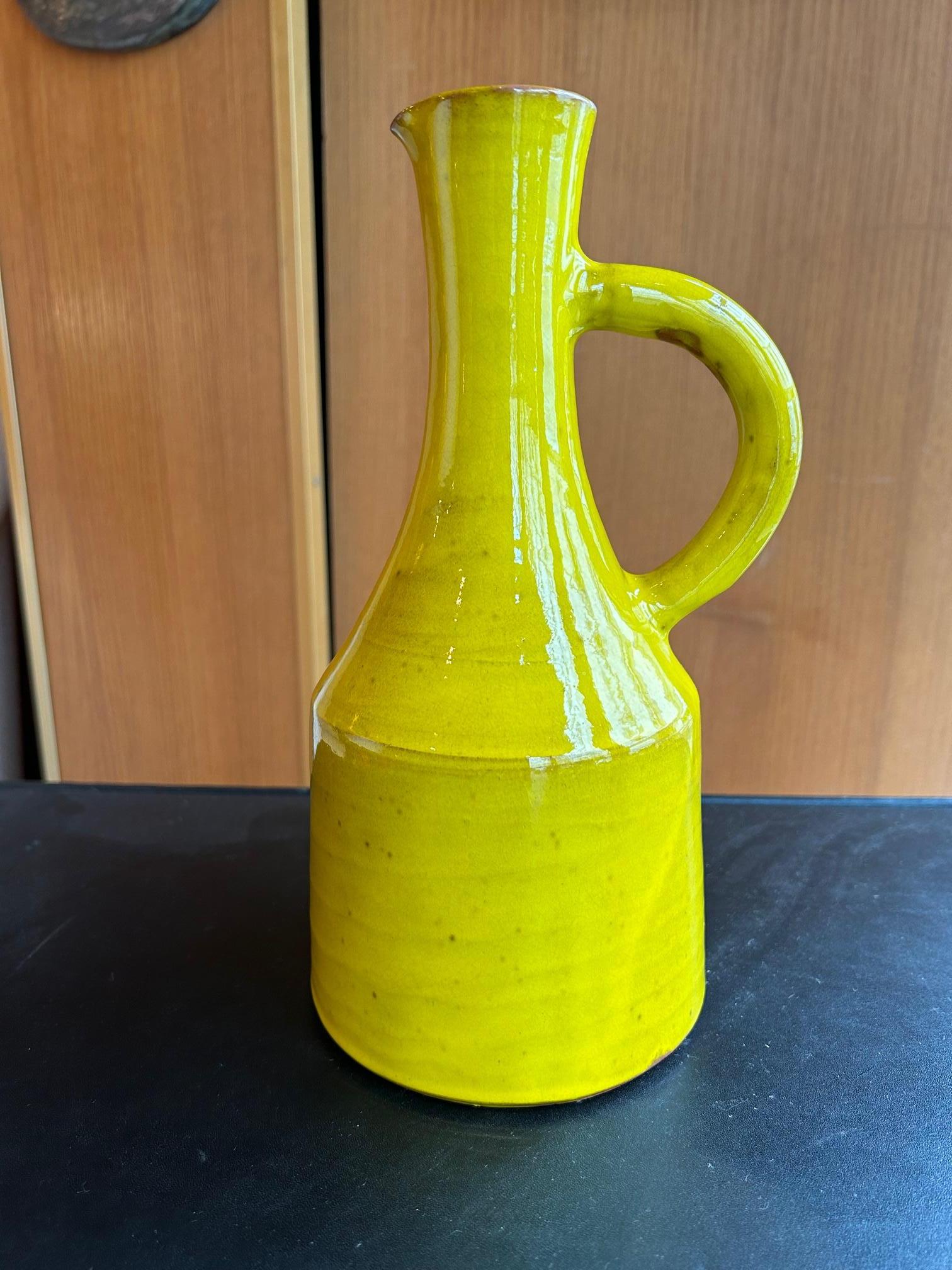 Late 20th Century Ceramic Pitcher by Juliette Derel, France, 1970s For Sale