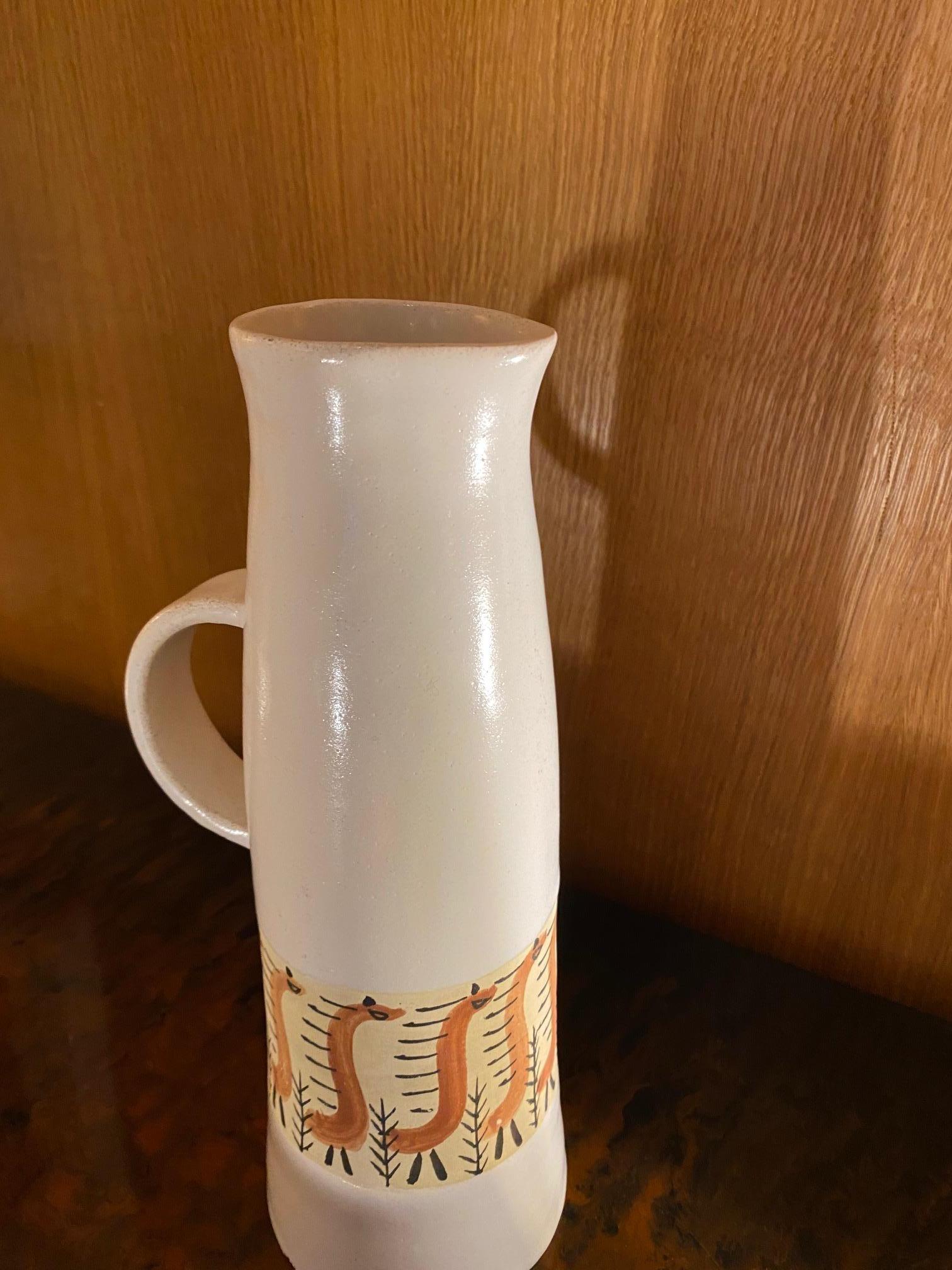 Ceramic Pitcher by Les Argonautes, France, 1960s In Good Condition In Paris, FR