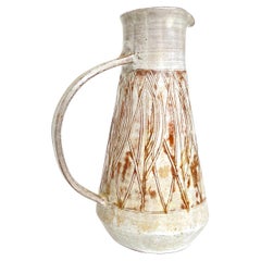 Pichet en céramique par Les Argonautes, Vallauris, vers 1960