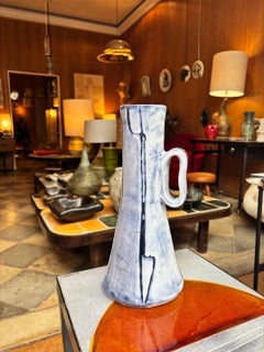 Ceramic Pitcher by Mado Jolain, France, 1950s