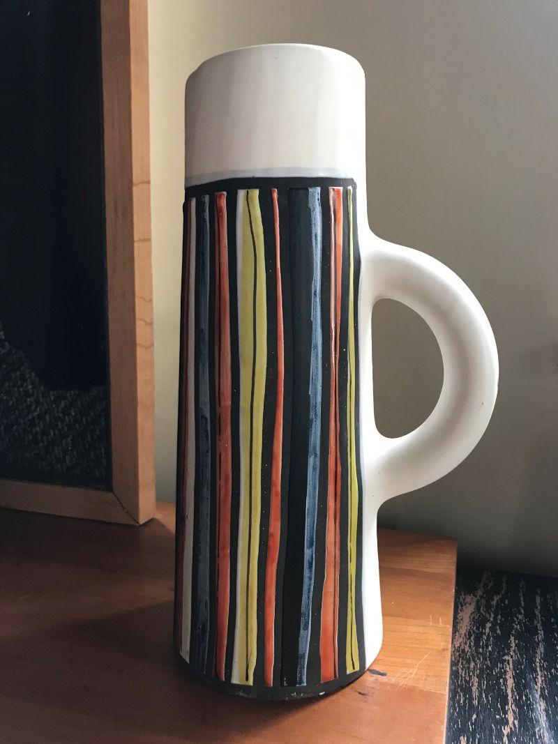 Ceramic Pitcher by Roger Capron, France, Vallauris, 1950s For Sale 1