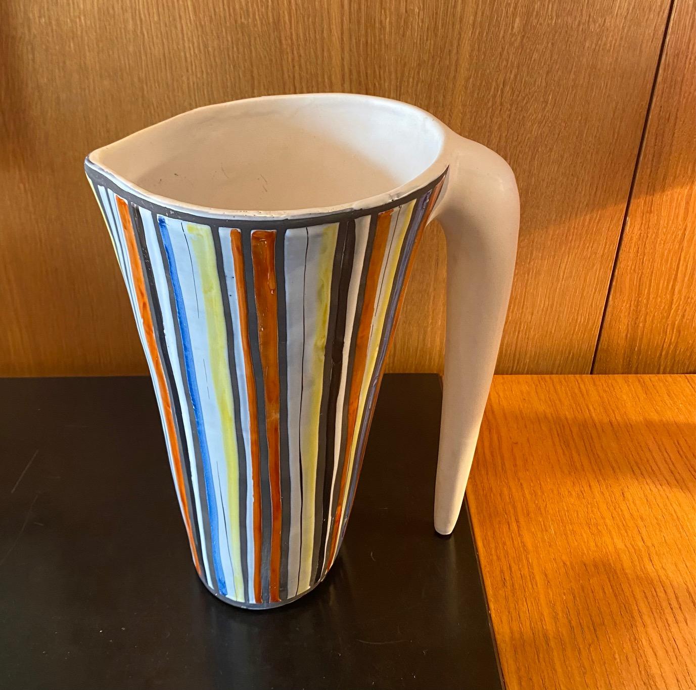 Ceramic Pitcher by Roger Capron, Vallauris, South France, 1960s For Sale 1