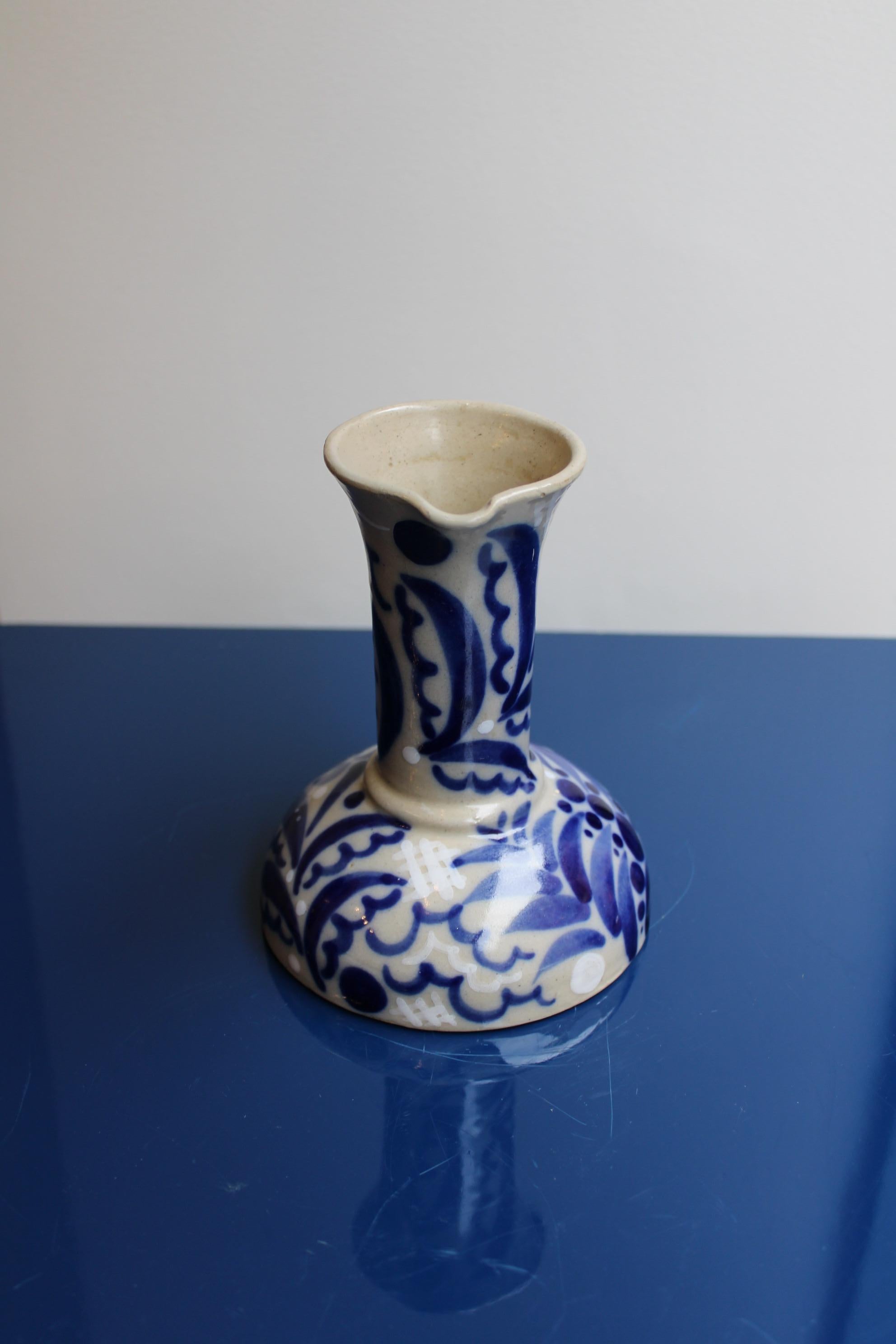 Enameled Ceramic Pitcher by Roger Francois, 20th Century For Sale