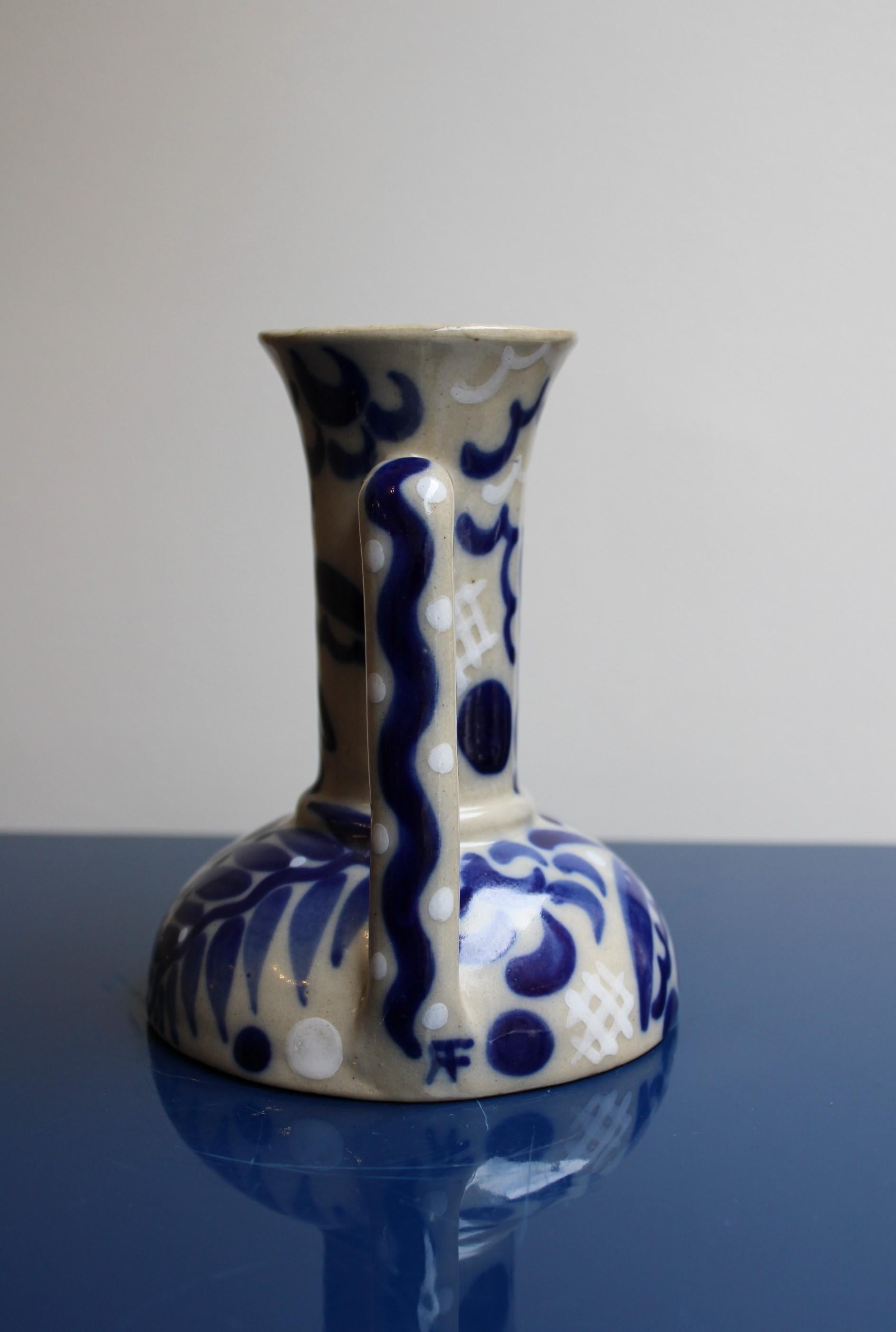 Ceramic Pitcher by Roger Francois, 20th Century In Good Condition For Sale In Paris, FR