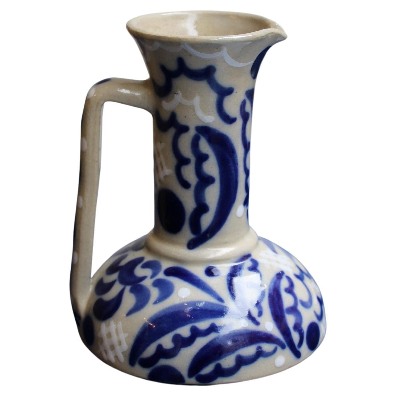 Ceramic Pitcher by Roger Francois, 20th Century For Sale