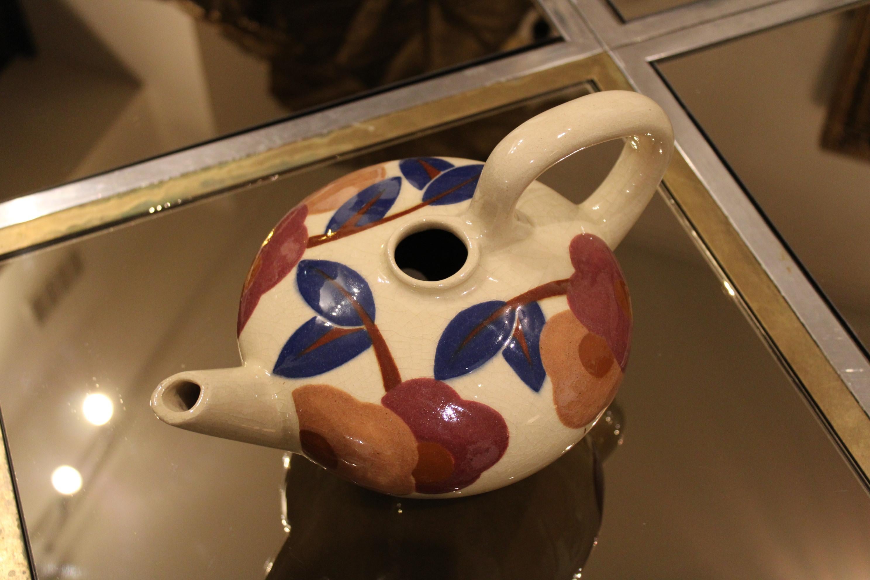 Ceramic Pitcher by Simone Larrieu, France 20th Century For Sale 1
