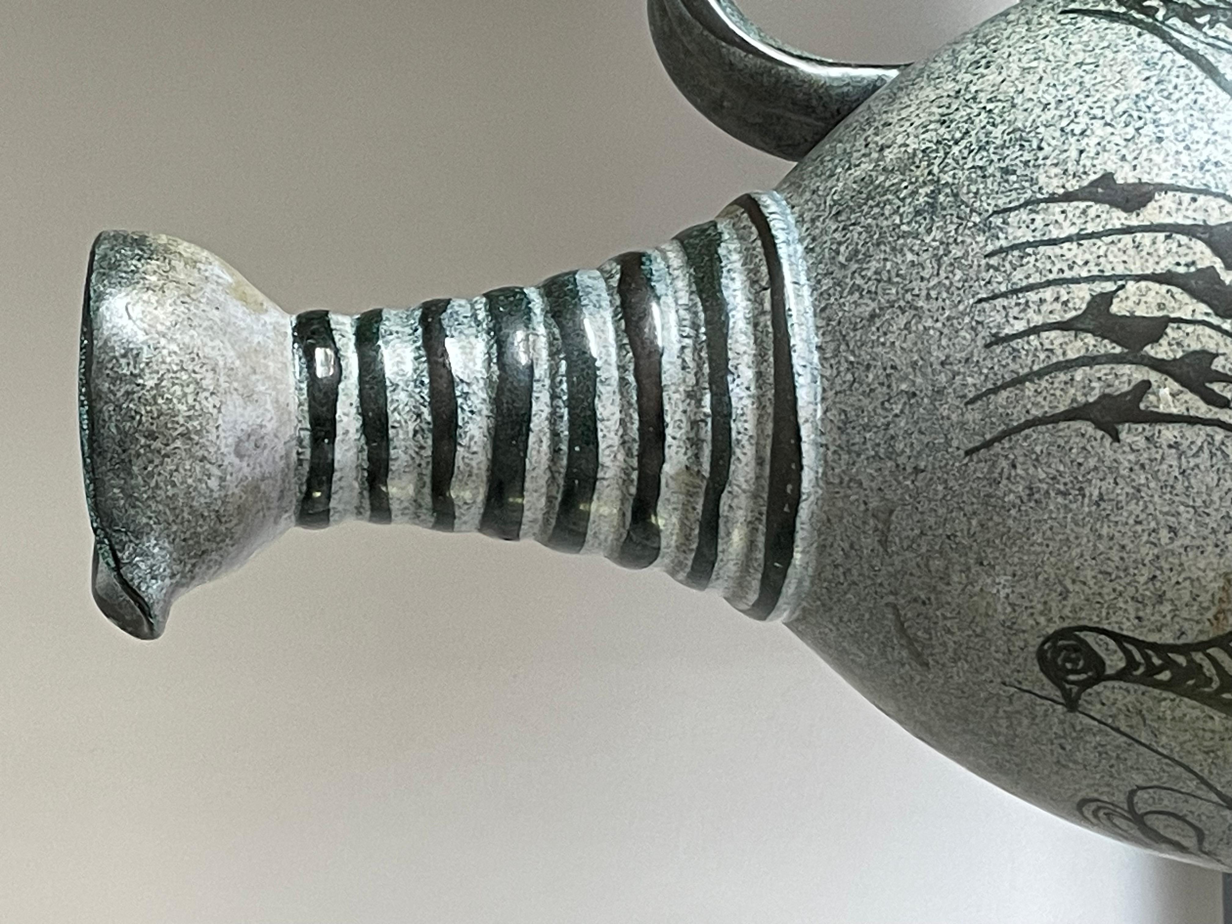 Jarra de cerámica de Yvon Roy Montgolfier, Francia en venta 2