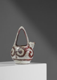 Ceramic Pitcher, Jug for Max Boissaud Vallauris 1960s, F150