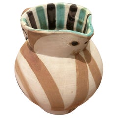 Ceramic pitcher Madoura Picasso, limited edition "d'après Picasso", stamped