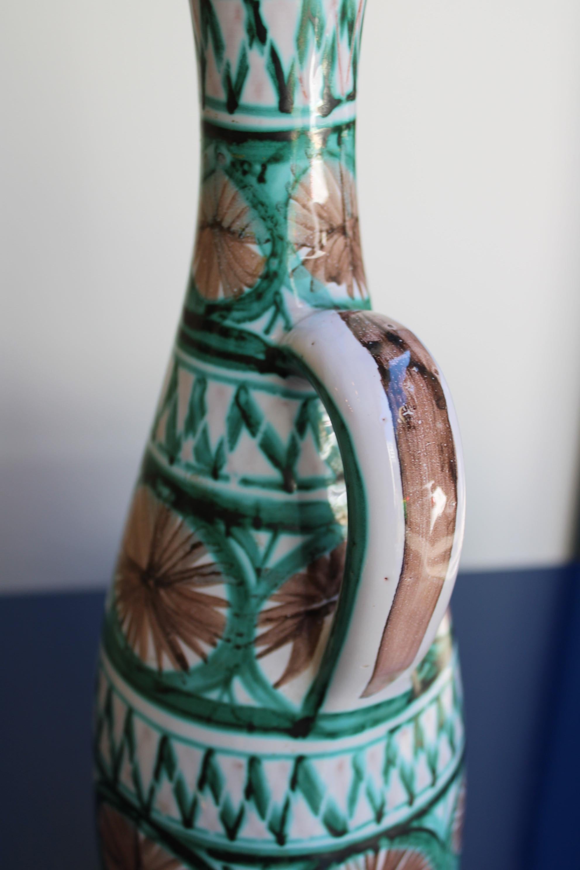 Ceramic Pitcher, Robert Picault, France, 20th Century In Good Condition For Sale In Paris, FR