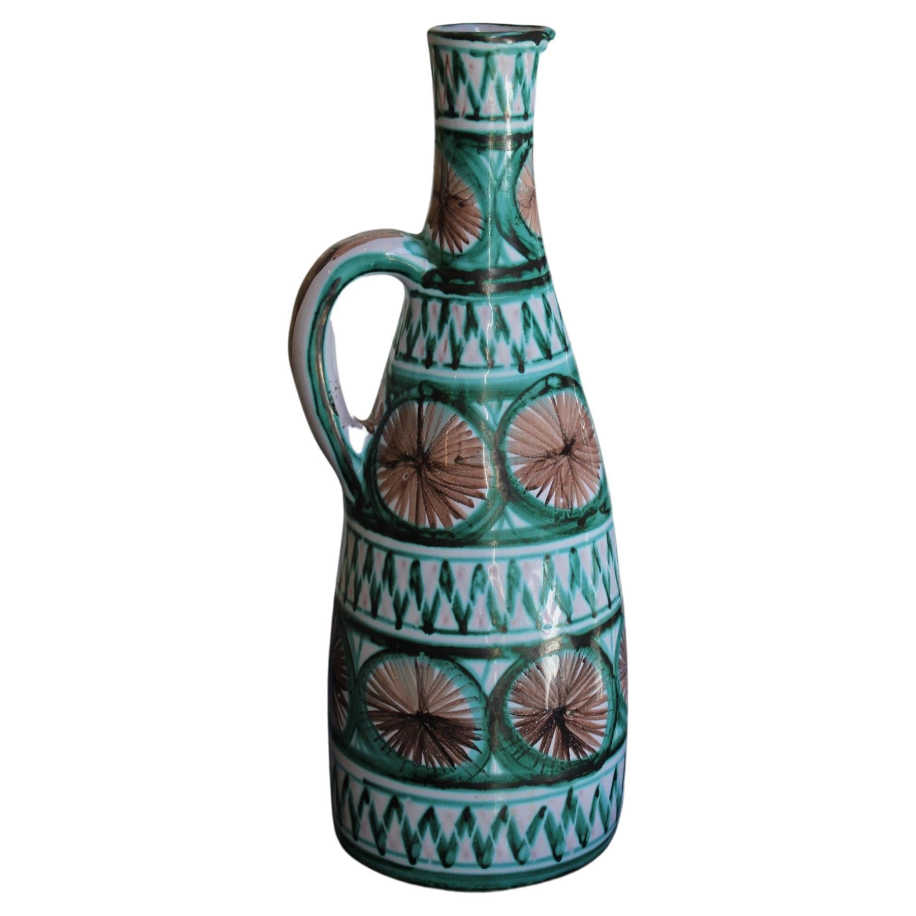 Ceramic Pitcher, Robert Picault, France, 20th Century