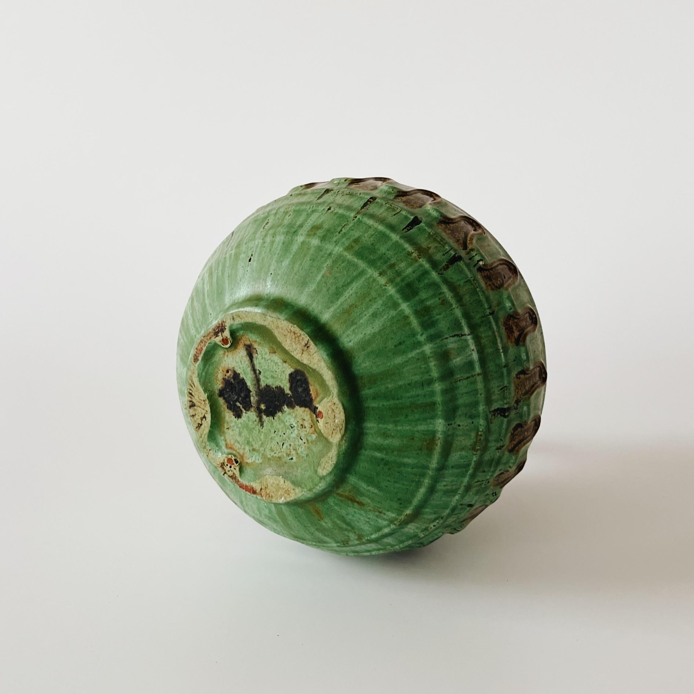 Svedese Brocca / Vaso in ceramica di Erik Mornils per Nittsjo Keramik, Svezia, anni '30 in vendita