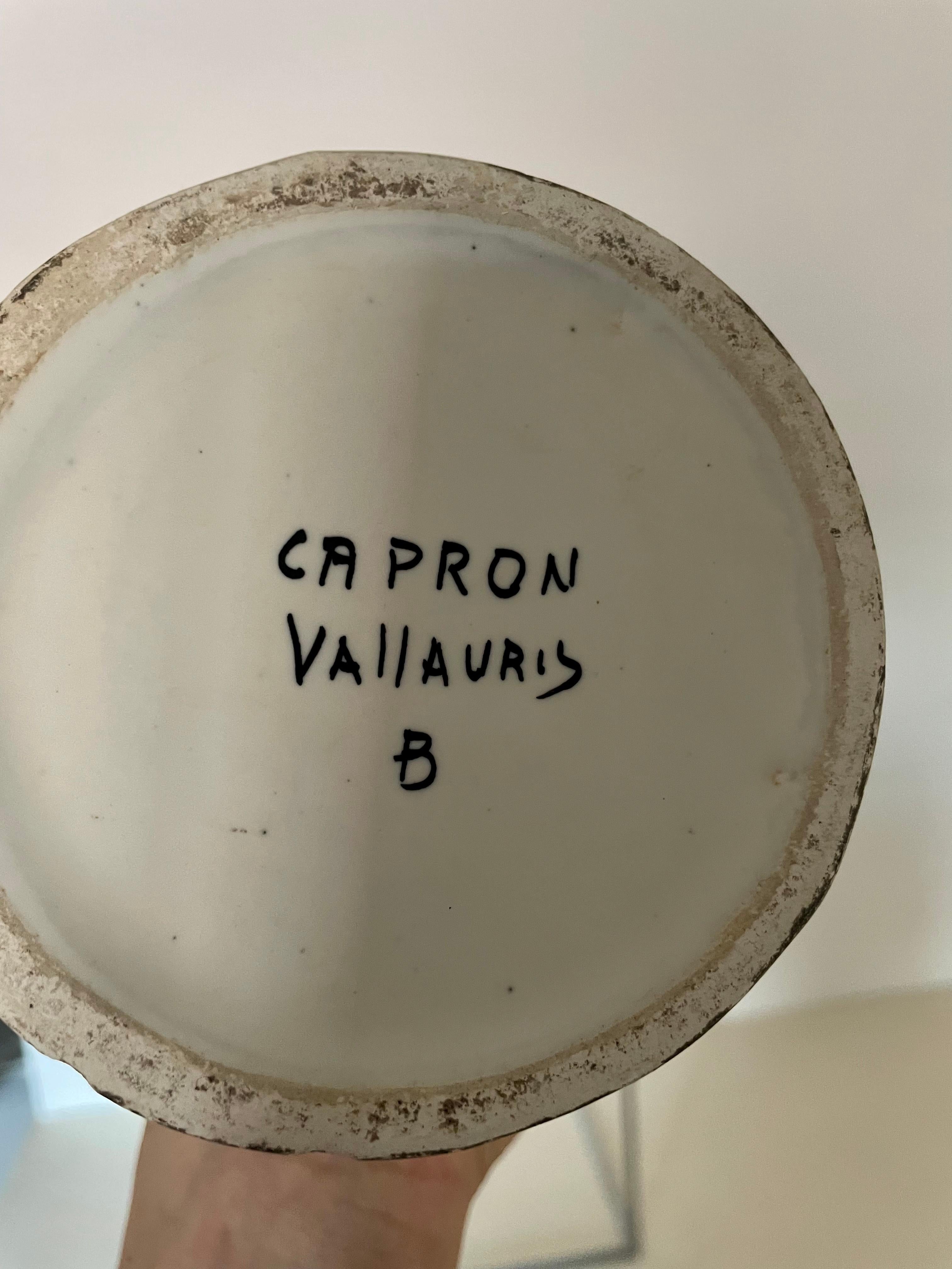 Ceramic Pitcher Vase by Roger Capron For Sale 4