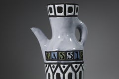 Ceramic Pitcher Vase "Cassis" Roger Capron from the 60's, G504
