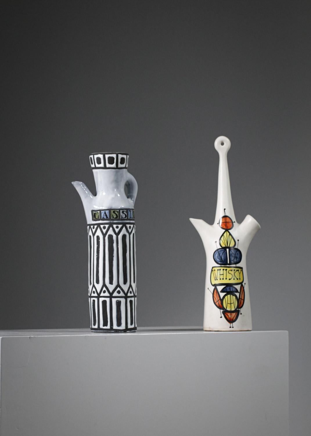 Mid-20th Century Ceramic Pitcher Vase 