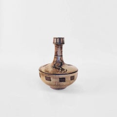 Ceramic Pitcher with Etruscan Inspired Motifs