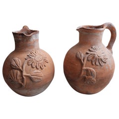 Ceramic Pitchers from Mexico, 1970s