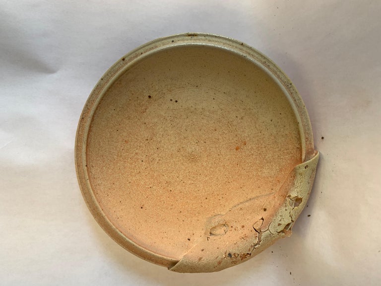 Ceramic Planter and Saucer For Sale at 1stDibs