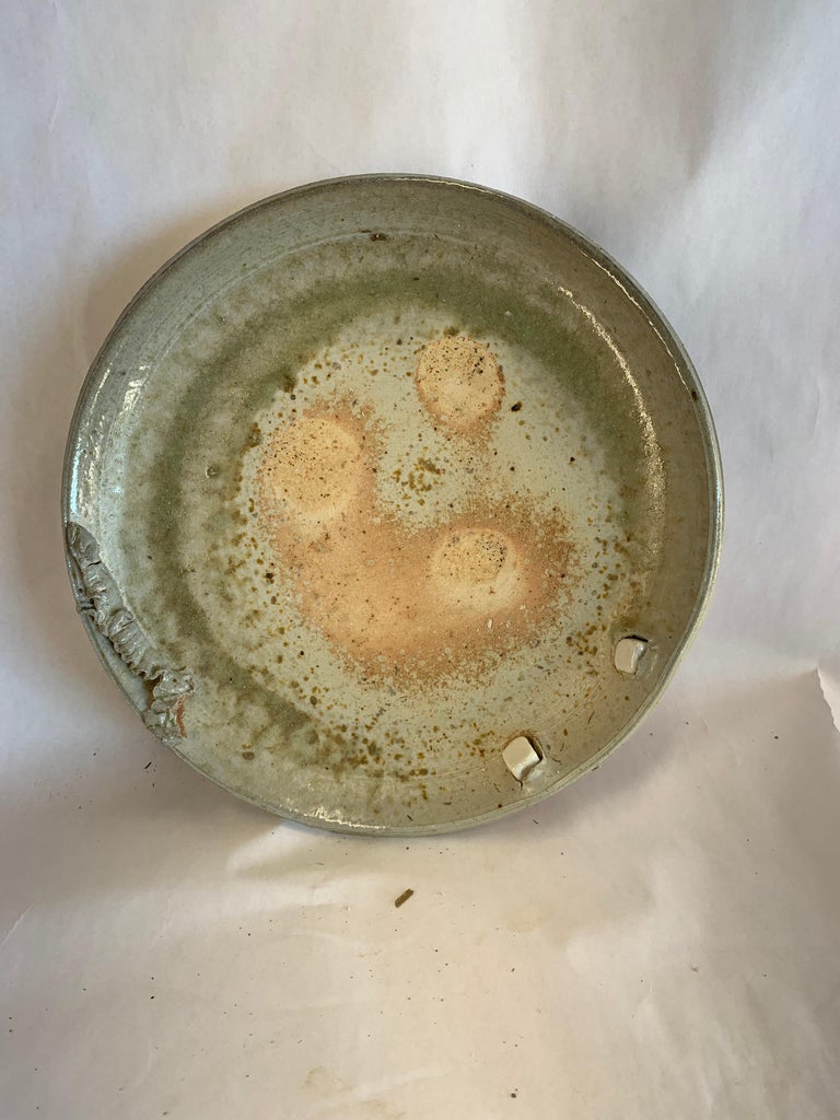 Ceramic Planter and Saucer For Sale at 1stDibs