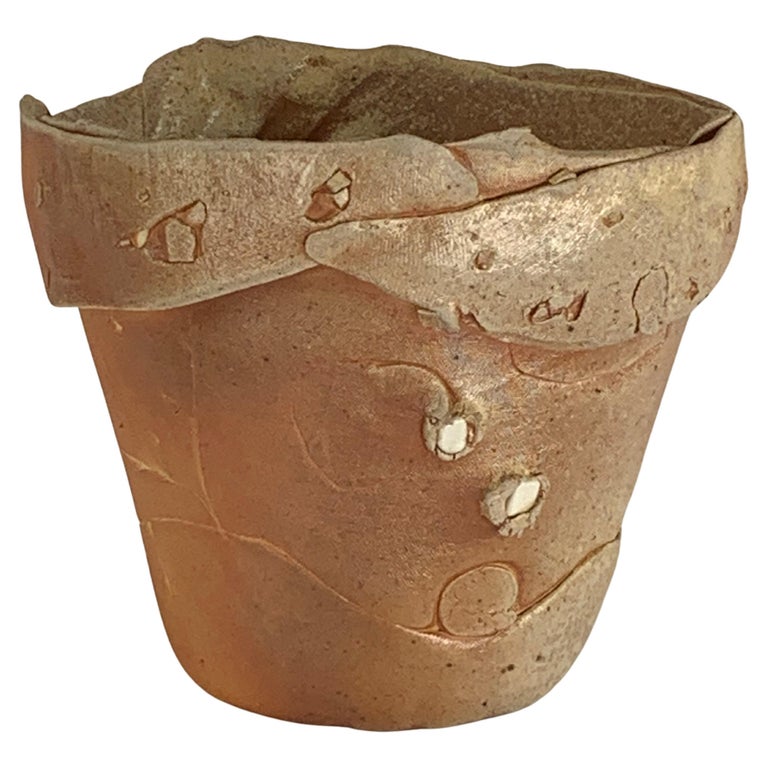 Ceramic Planter and Saucer For Sale at 1stDibs