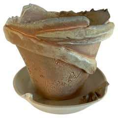 Ceramic Planter and Saucer