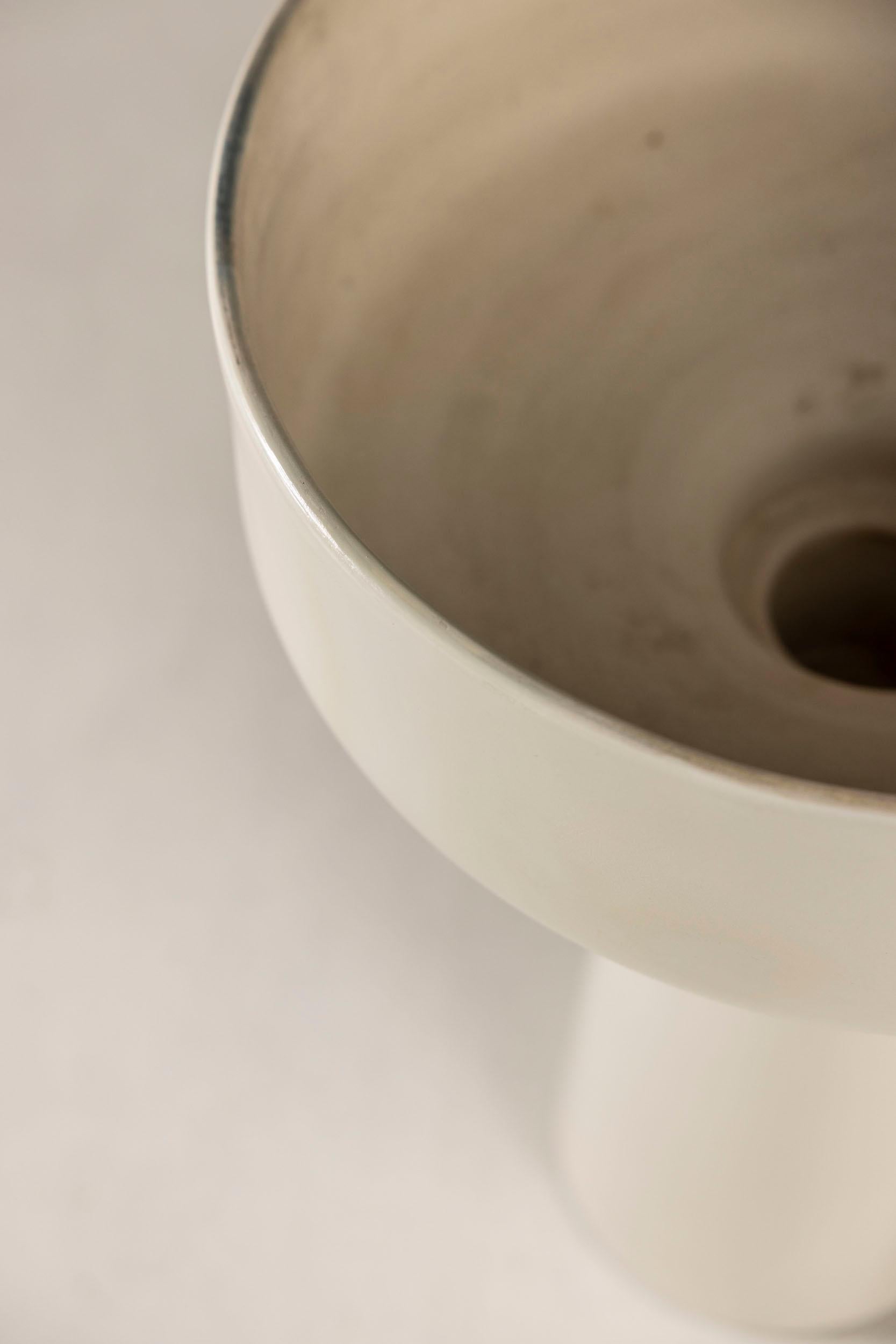 Keramisches Pflanzgefäß von Angelo Mangiarotti für Brambilla, Italien, 1970 im Angebot 1