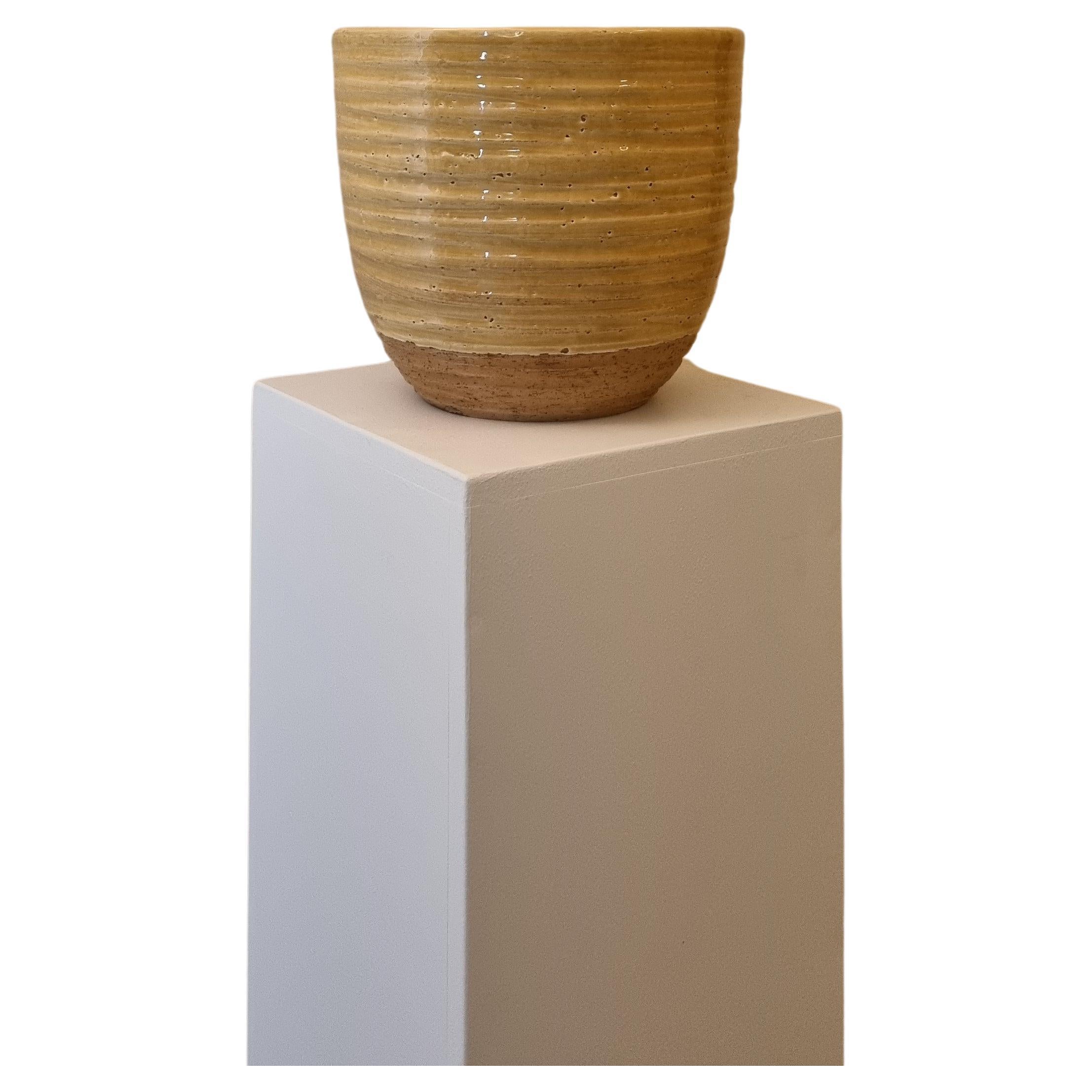 Ceramic planter by Rosenthal Netter  for Ceramiche Bitossi Montelupo, 70s.  For Sale